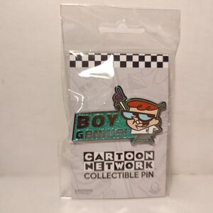 Dexter's Labratory Boy Genius Enamel Pin Official Cartoon Network Metal Badge